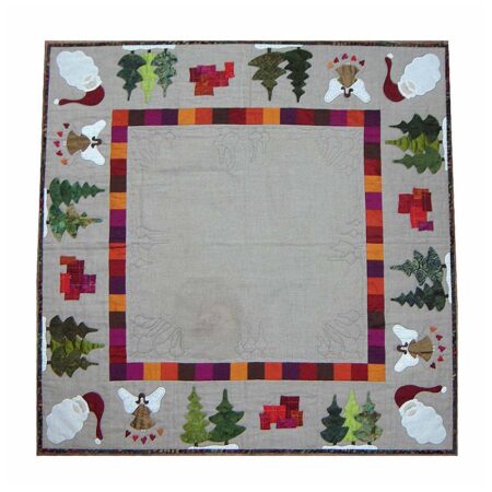 Pattern – Christmas tree rug with 20 appliques