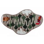 Pattern – Christmas tablecloth with 18 trees