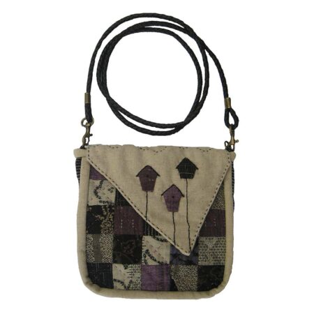 Pattern – Small black/purple bag