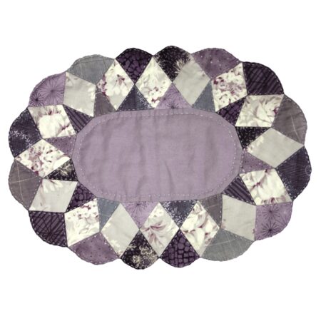 Pattern – Purple oval placemat