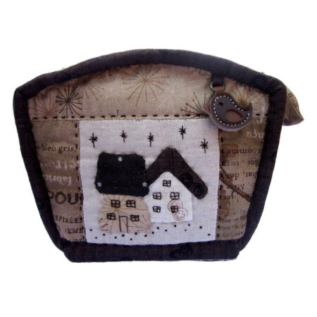 Pattern – Purse with brown houses