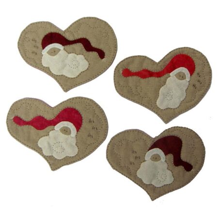 4 glögg mats with Santas (ho ho ho)