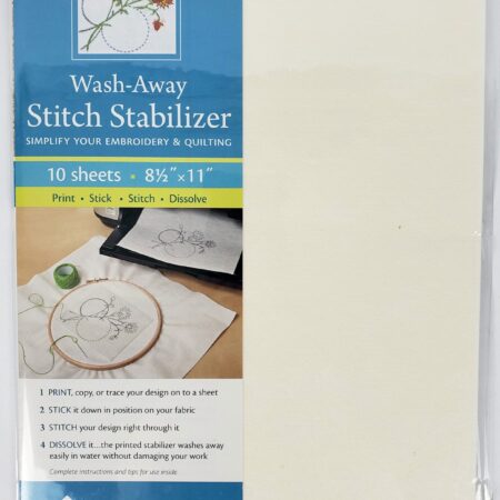 Wash away – Stitch Stabilizer (til broderi)