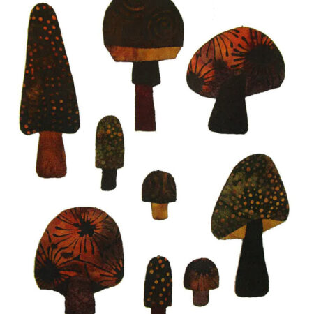 Mønster – 7 svampe til ophæng