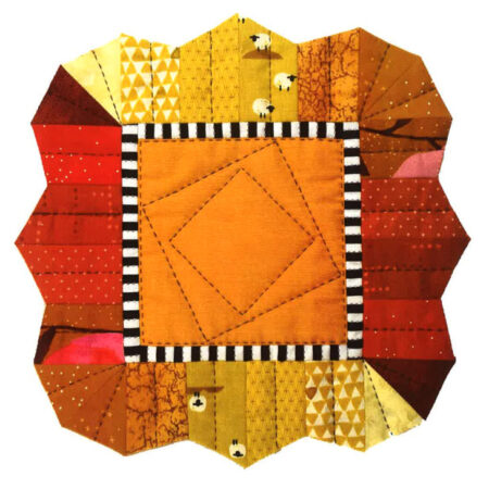 Pattern – Bread basket napkin in Easter colours