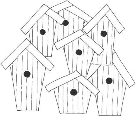 Pattern – The 7 hanging birdhouses